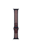 Apple Watch 7 41mm Kordon Yeni Seri 2023 Krd-02 Uyumlu Strap Kayış - Siyah