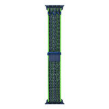 Watch 7 45mm Uyumlu KRD-91 Hasır Kordon Strap Kayış CLO- Yeşil