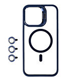 iPhone 15 Pro Max Uyumlu Magsafe Wireless Şarj Özellikli Standlı Zore Magsafe Klon LALTli Kapa