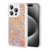 iPhone 15 Pro Uyumlu Zore Milce Kılıf-Gold