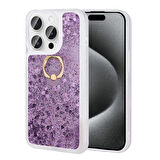 iPhone 15 Pro Uyumlu Zore Milce Kılıf-Mor