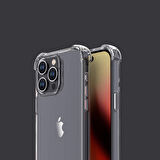 iPhone 15 Pro Uyumlu Zore Nitro Anti Shock Silikon-Renksiz