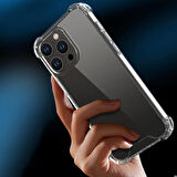 iPhone 15 Pro Uyumlu Zore Nitro Anti Shock Silikon-Renksiz