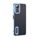 Redmi Note 12S Kılıf Kamera Korumalı Logo Gösteren NRTK Omega Kapak - Siyah
