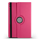 Galaxy Tab S9 Ultra SM-X910 Uyumlu ​ARTH Dönebilen Standlı Kılıf-Pembe Koyu