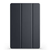 Galaxy Tab A9 Ensueno Smart Cover Standlı 1-1 Kılıf-Siyah