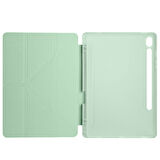 Galaxy Tab S9 FE Kılıf  Uyumlu ​BLT Tri Folding Kalem Bölmeli Standlı Kılıf-Rose Gold