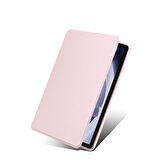 Galaxy Tab A9 Kılıf Uyumlu ​FRMS Termik Kalem Bölmeli Dönebilen Standlı Kılıf-Lacivert