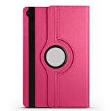 Galaxy Tab A9 Plus Uyumlu ​EFFX Dönebilen Standlı Kılıf-Pembe Koyu