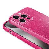 iPhone 15 Pro Uyumlu Kamera Korumalı Simli Lüks NRTK Koton Kılıf-Gümüş