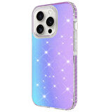 iPhone 15 Pro Uyumlu Parlak Renk Geçişli Zore Velle Kılıf-Beyaz