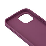 iPhone 15 Plus Uyumlu Kılıf Zore Biye Silikon-Mor