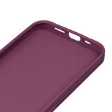 iPhone 15 Plus Uyumlu Kılıf Zore Biye Silikon-Mor
