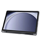 Galaxy Tab A9 Plus Kılıf Zore Tri Folding Kalem Bölmeli Standlı Kılıf