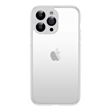 iPhone 15 Pro Uyumlu Zore Kamera Korumalı Bontez Bumper-Gümüş