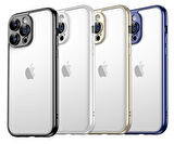 iPhone 15 Pro Uyumlu Zore Kamera Korumalı Bontez Bumper-Gümüş