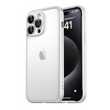 iPhone 15 Pro Uyumlu Zore Kamera Korumalı Bontez Bumper-Gümüş