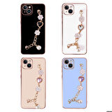 iPhone 15 Plus Uyumlu Zore El Tutamaçlı Kamera Korumalı Zore Taka Silikon Kapak-Pembe