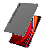 Galaxy Tab S9 FE Kılıf ​MKST Tablet Nitro Anti Shock Silikon Kapak - Renksiz