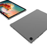 Galaxy Tab A9 Kılıf  Uyumlu ​MKST Tablet Nitro Anti Shock Silikon Kapak-Renksiz