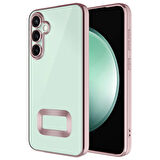 Samsung Galaxy S23 FE Kılıf Kamera Korumalı Logo Gösteren Omega Kapak