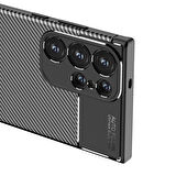 Galaxy S24 Ultra Uyumlu Zore Negro Silikon Kılıf-Siyah