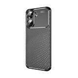 Poco C65 Kılıf Zore Negro Silikon Kapak-Siyah