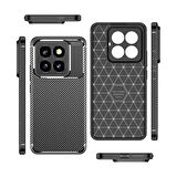 Xiaomi Mi 14 Pro Kılıf Zore Negro Silikon Kapak-Siyah