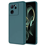 Xiaomi Mi 13T Kılıf Zore Mara Lansman Kapak-Koyu Yeşil