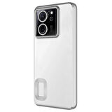 Xiaomi Mi 13T Kılıf Kamera Korumalı Logo Gösteren Zore Omega Kapak-Gold