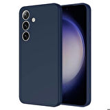 Galaxy S24 Uyumlu Zore Mara Lansman Kapak-Lacivert