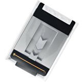 iPad 10.2 2021 (9.Nesil) Uyumlu ​FRMS Kolay Uygulama Aparatlı Easy Cam Ekran Koruyucu-Siyah