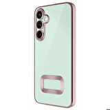 Galaxy A05S Uyumlu Kamera Korumalı Logo Gösteren Zore Omega Kapak-Lila