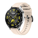Huawei GT4 22mm Uyumlu CLO- KRD-95 Silikon Kordon-Starlight