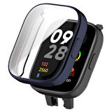 Xiaomi Redmi Watch 3 360 Derece Korumalı Kasa ve Ekran Koruyucu Zore Watch Gard 30