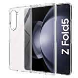 Galaxy Z Fold 5 Uyumlu Zore Droga Kılıf-Renksiz