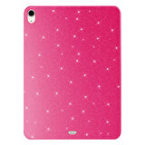 iPad Air 11 2024 Simli Parlak Görünümlü Uyumlu ​BLT Tablet Koton Kılıf-Pembe Koyu
