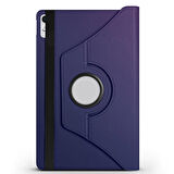 Lenovo Tab P11 11.5 (2.Nesil) TB350UF Uyumlu ​EFFX Dönebilen Standlı Kılıf-Lacivert