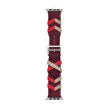 Watch 38mm Uyumlu CLO- KRD-97 Sarmal Örgü Tasarımlı Kordon-Lacivert