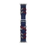 Watch 7 41mm Uyumlu CLO- KRD-97 Sarmal Örgü Tasarımlı Kordon-Haki