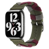 Watch 38mm Uyumlu CLO- KRD-97 Sarmal Örgü Tasarımlı Kordon-Haki