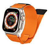 Watch Ultra 49mm Uyumlu CLO- KRD-99 Hasır Kordon-Yeşil