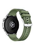 Gear S3 Uyumlu - Krd-102 22mm Silikon Kordon-turuncu