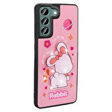 Galaxy S21 FE Kılıf Parlayan Kabartmalı İkonik Figürlü Zore Amas Silikon Kapak-Siyah