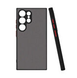 Galaxy S24 Ultra Uyumlu Zore Hux Kılıf-Siyah