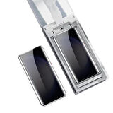 Galaxy S22 Ultra Zore Uygulama Aparatlı 6in1 Easy Privacy Body Ekran Koruyucu-Siyah