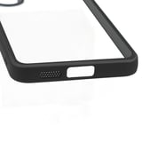 Galaxy S24 Uyumlu Kamera Korumalı Şeffaf Arka Yüzey Zore New Roll Kapak-Siyah