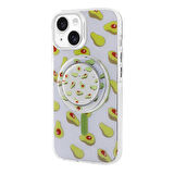 iPhone 13 Zore Magsafe Şarj Özellikli Tak-Çıkar Pop Soketli Zore Tiktok Kılıf-Yeşil