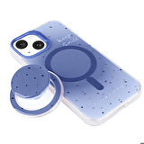 iPhone 15 Uyumlu Zore Magsafe Şarj Özellikli Tak-Çıkar Pop Soketli Zore Tiktok Kapak-Turuncu