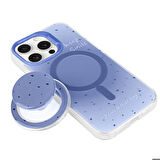 iPhone 15 Pro Uyumlu Zore Magsafe Şarj Özellikli Tak-Çıkar Pop Soketli Zore Tiktok Kapak-Siyah